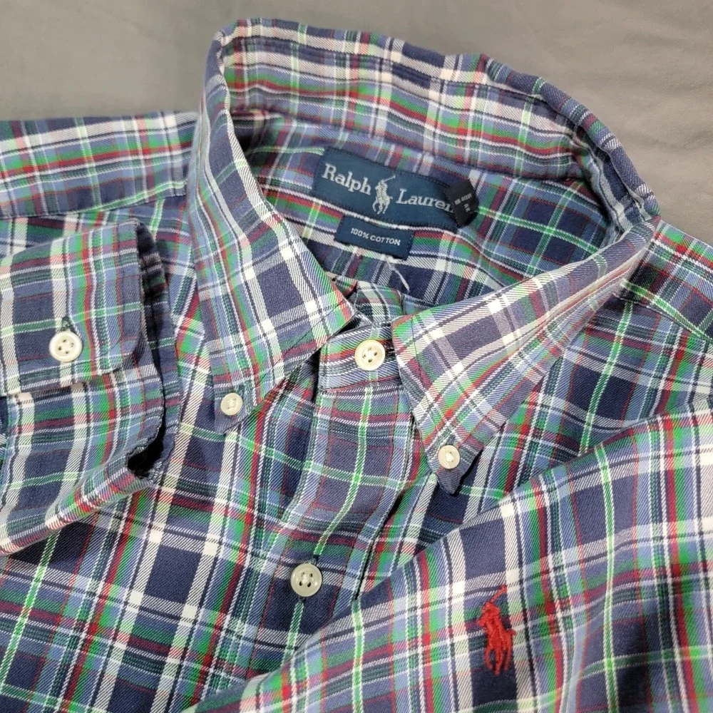Polo Ralph Lauren‎ Shirt Men's XLT Multicolor Big & Tall Long Sleeve Button Down